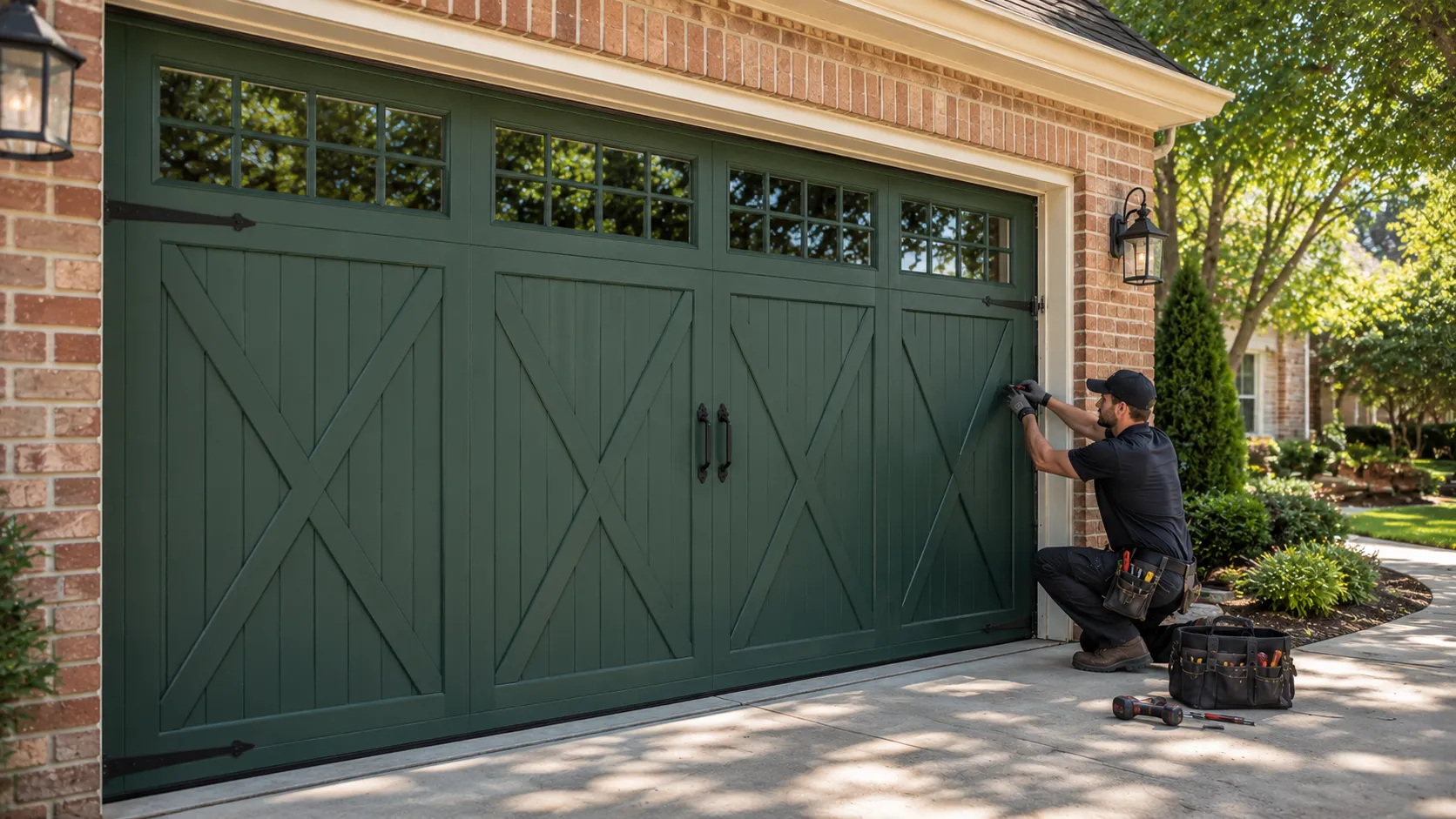 Garage Door Work Out of West Street, Annapolis